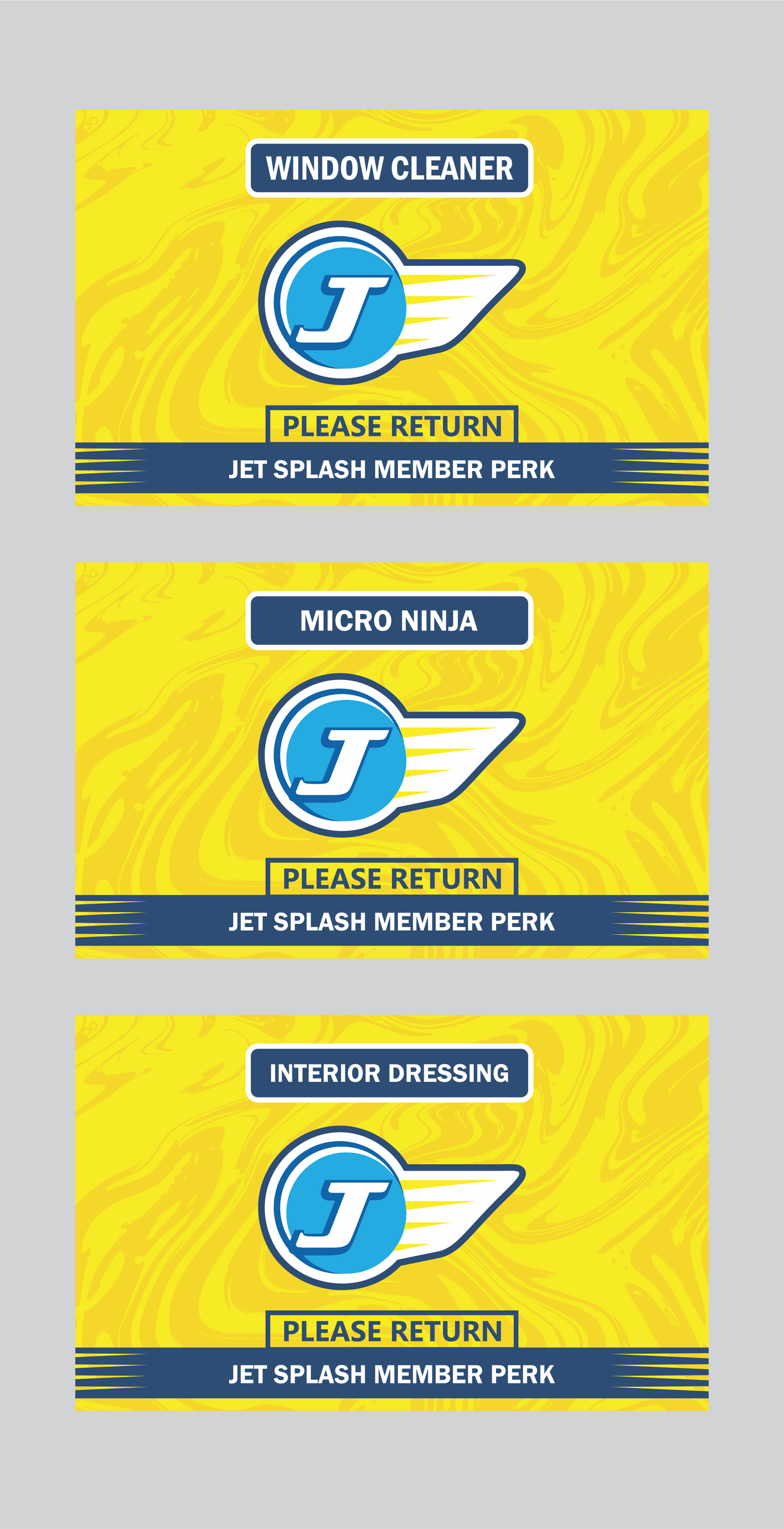 Jet Splash Bottle Labels