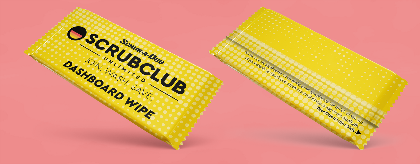 Scrub A Dub Dashwipes