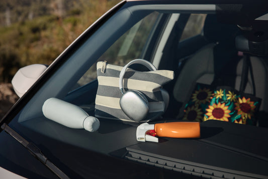 Air Fresheners as an accessory. Cool designs especially, but an example is that you will see people with a worn out Little Tree that's been there for years, might as well be your brand with a cool design in people's cars