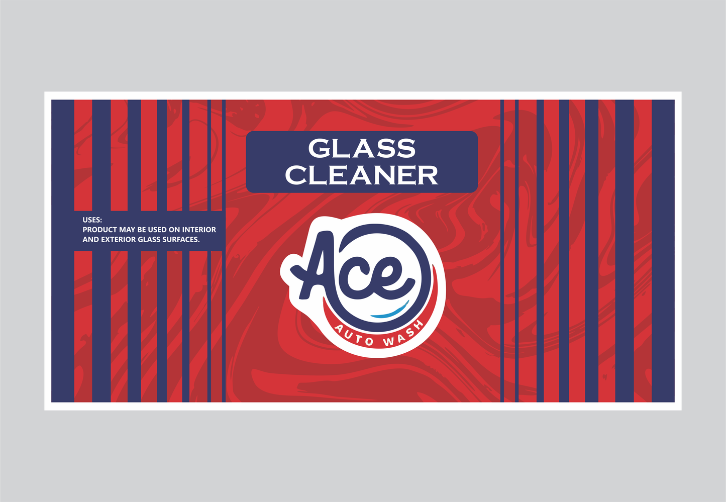 Ace Auto Wash - 32 ounce Spray Bottles - Custom Label (84 Units)
