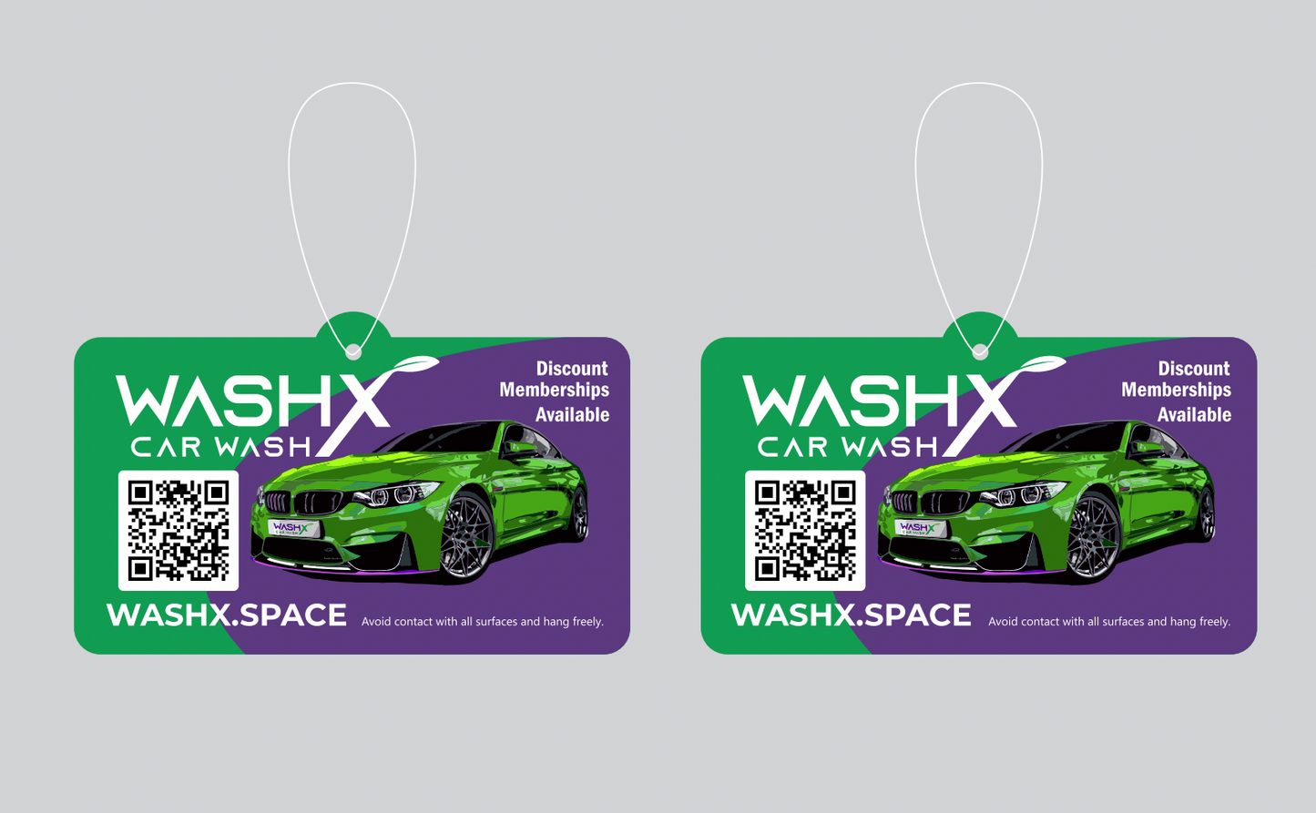Wash X Car Wash - Updated QR code