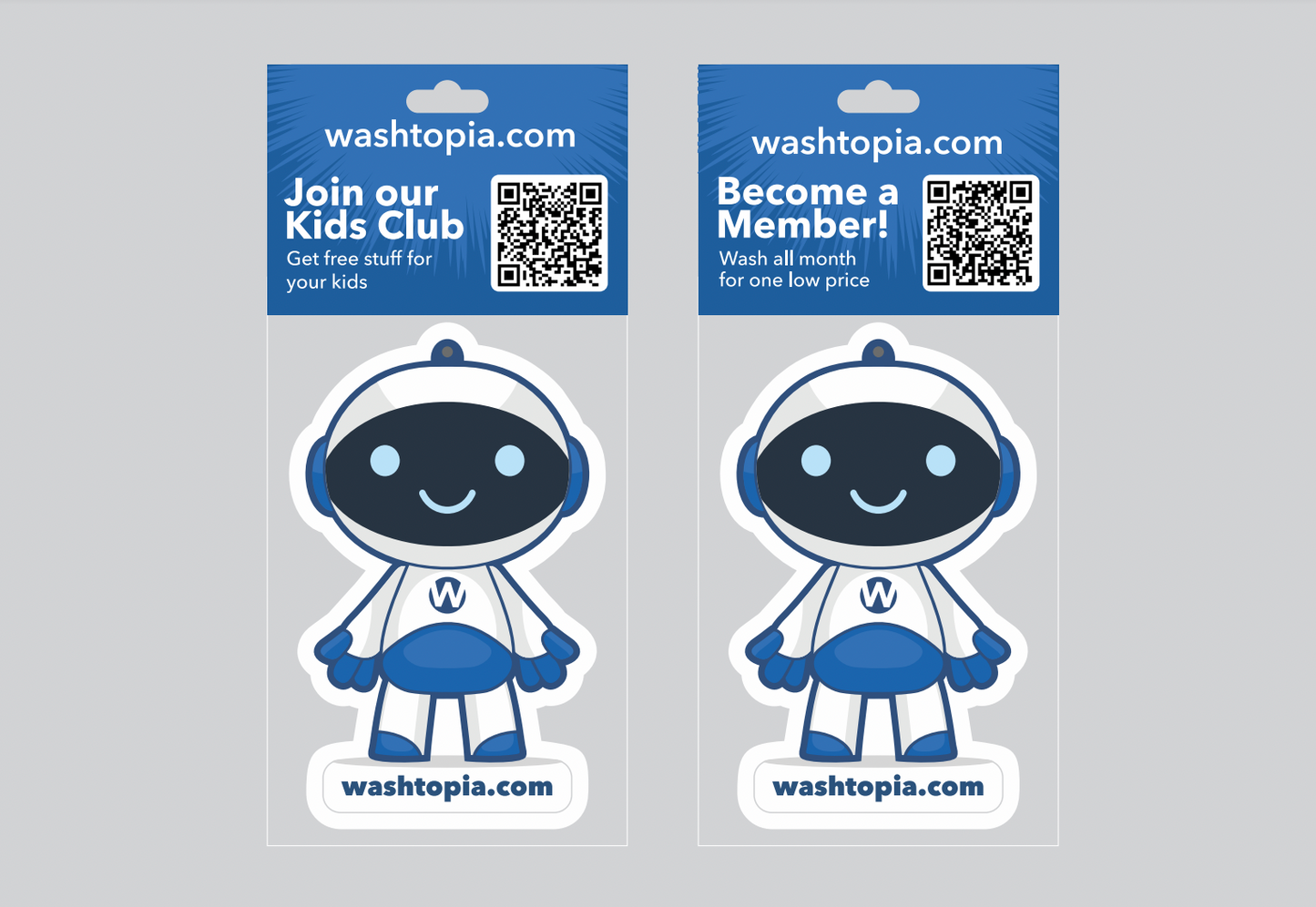 Washtopia - Air Fresheners with Headcards