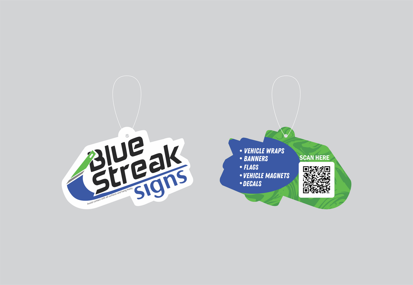 Blue Streak Signs